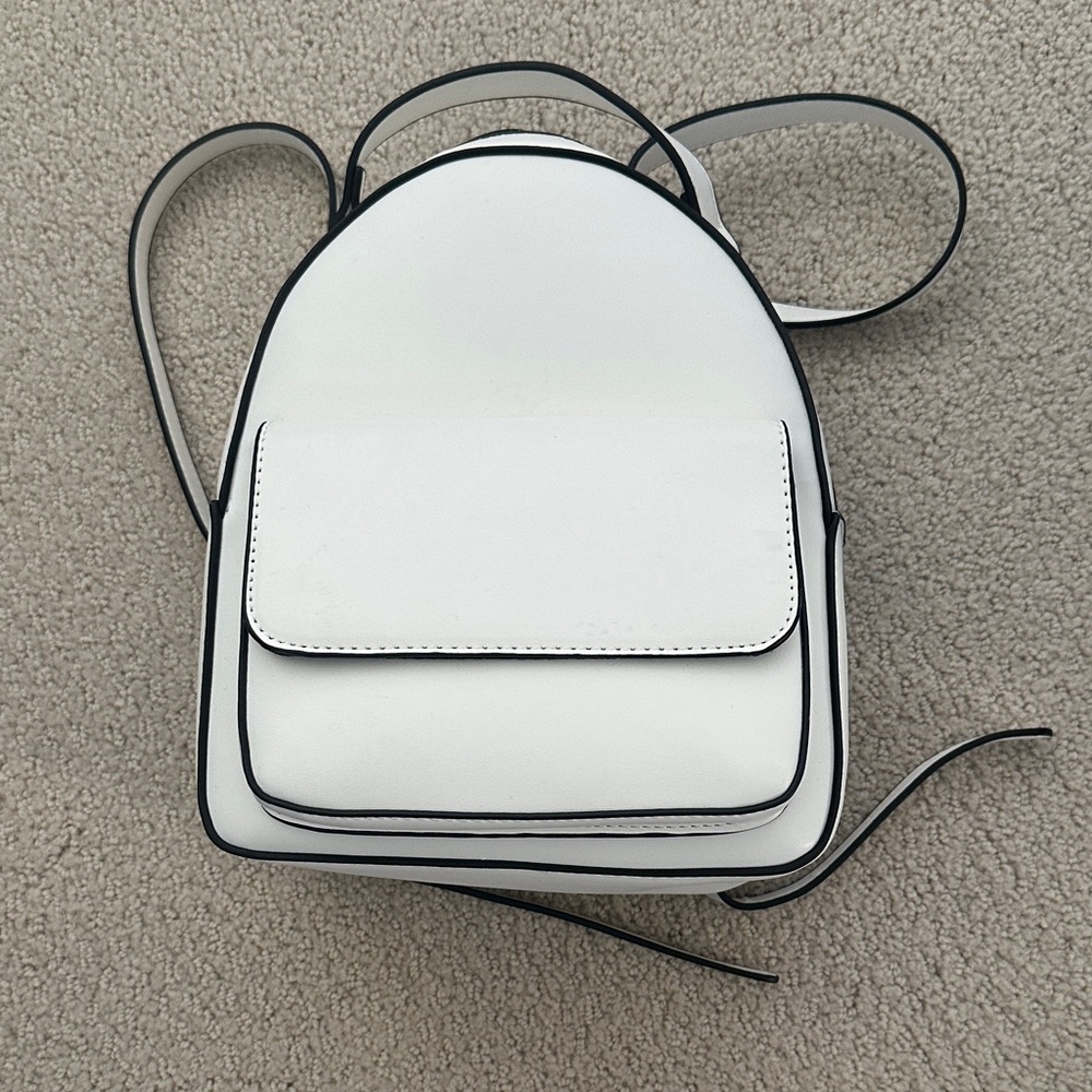 White Mini Backpack